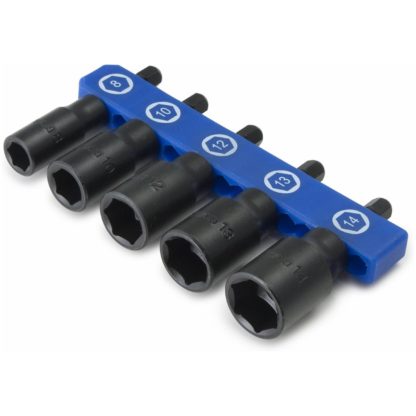 Titan 15221 Metric Impact Nut Driver Set (5 Piece Set)