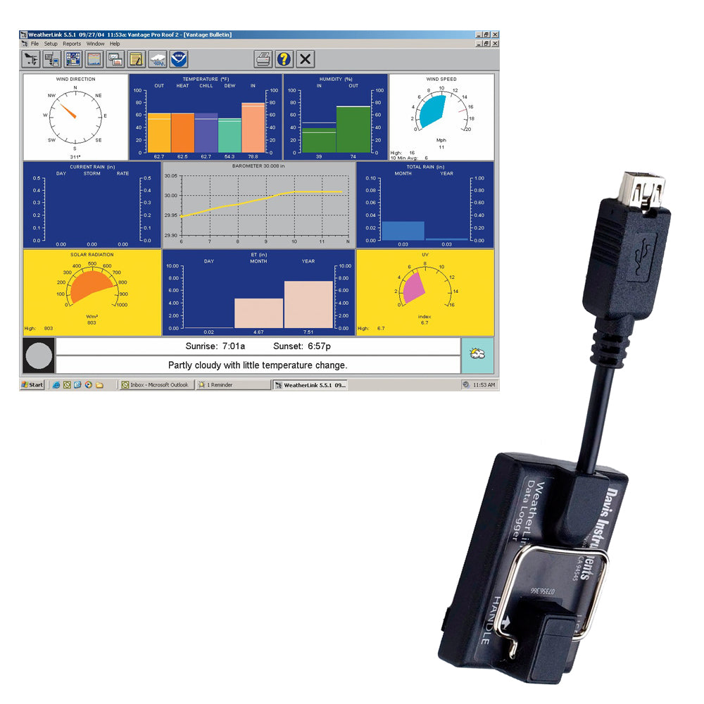 Davis WeatherLink f/Vantage Pro2 & Vantage Vue 15665