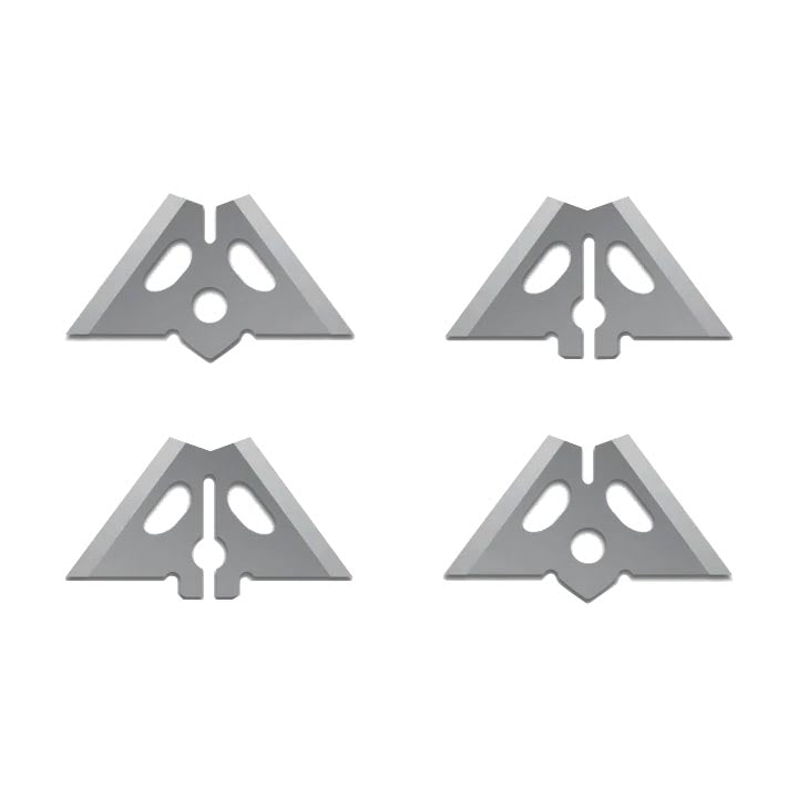 Slick Trick Magnum 1-1/8" 100/125 Replacement Blades (4 Pack)