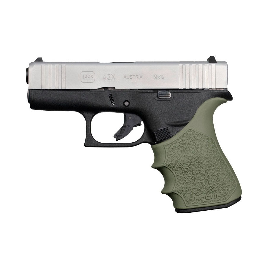 Hogue HandALL Beavertail Grip Sleeve for GLOCK 43X, 48 (OD Green) 18211H