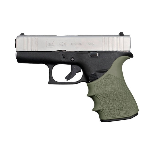 Hogue HandALL Beavertail Grip Sleeve for GLOCK 43X, 48 (OD Green) 18211H