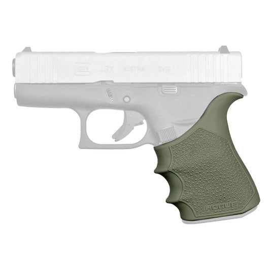 Hogue HandALL Beavertail Grip Sleeve for GLOCK 43X, 48 (OD Green) 18211H