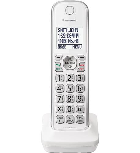 Panasonic consumer TGDA63W Additional Cordless Phone Handset In Whi