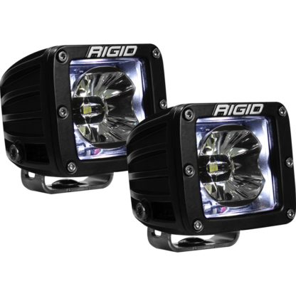 Rigid Industries 20200R 3" x 3" Radiance Pod Broad Spot Beam - Pair