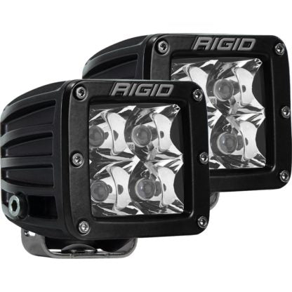 Rigid Industries 202213 D-Series Pro 3" x 3" LED Spot Beam - Pair
