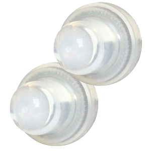 Blue Sea 4135 4135 Push Button Reset Only Circuit Breaker Boot - Clear- 2-Pack