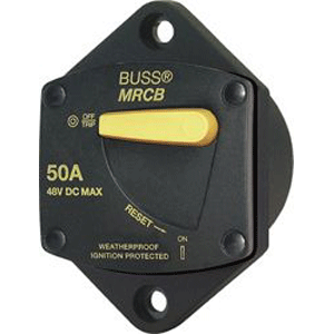 Blue Sea 7042 187-Series Circuit Breaker - Panel Mount 80A