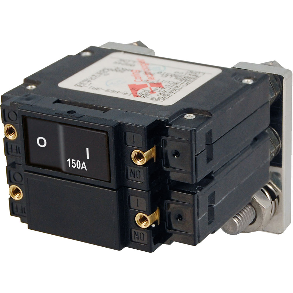 Blue Sea 7475 C-Series Flat Rocker Circuit Breakers, Single/Double Pole 150A
