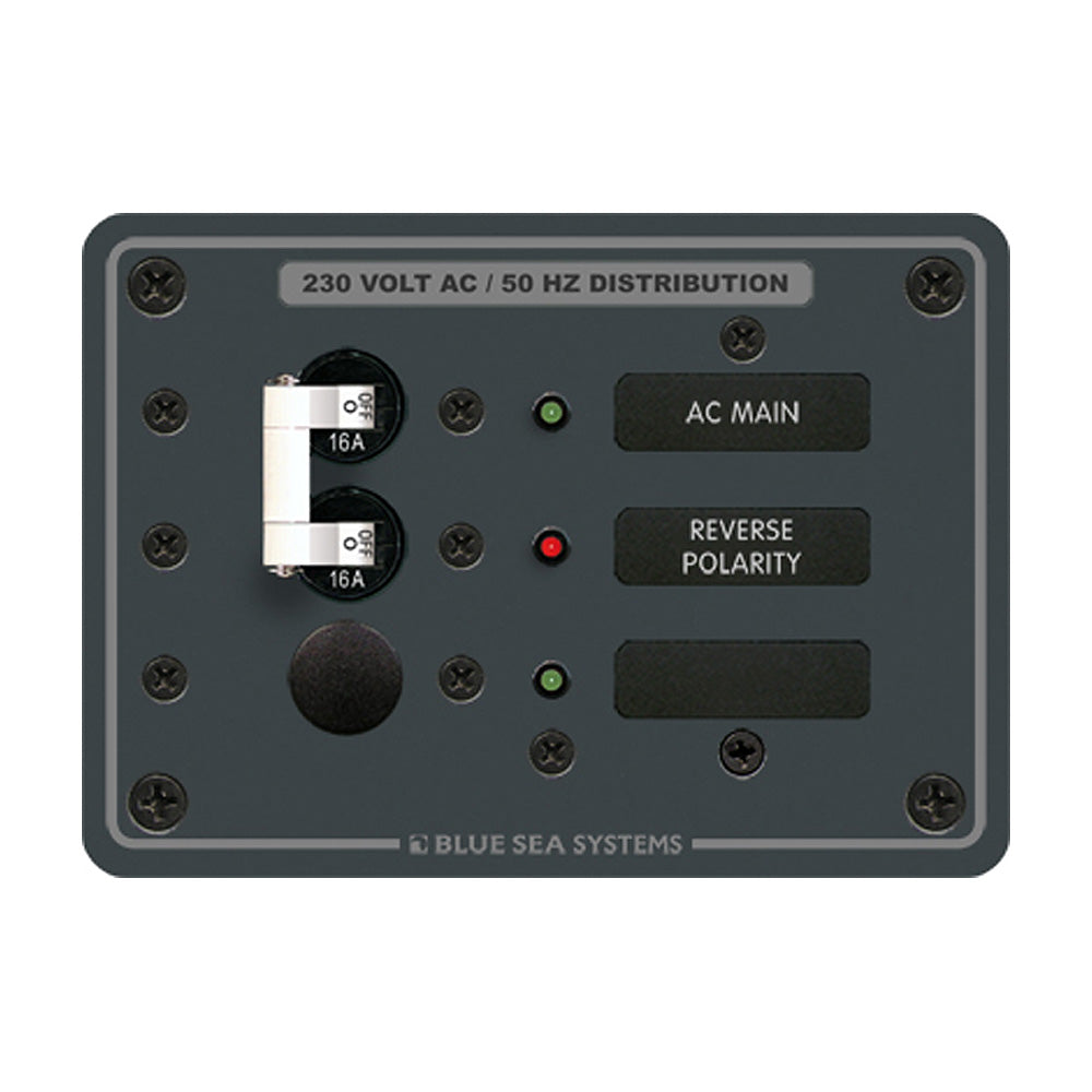Blue Sea 8129 AC Main + Branch A-Series Toggle Circuit Panel (230V) 20702