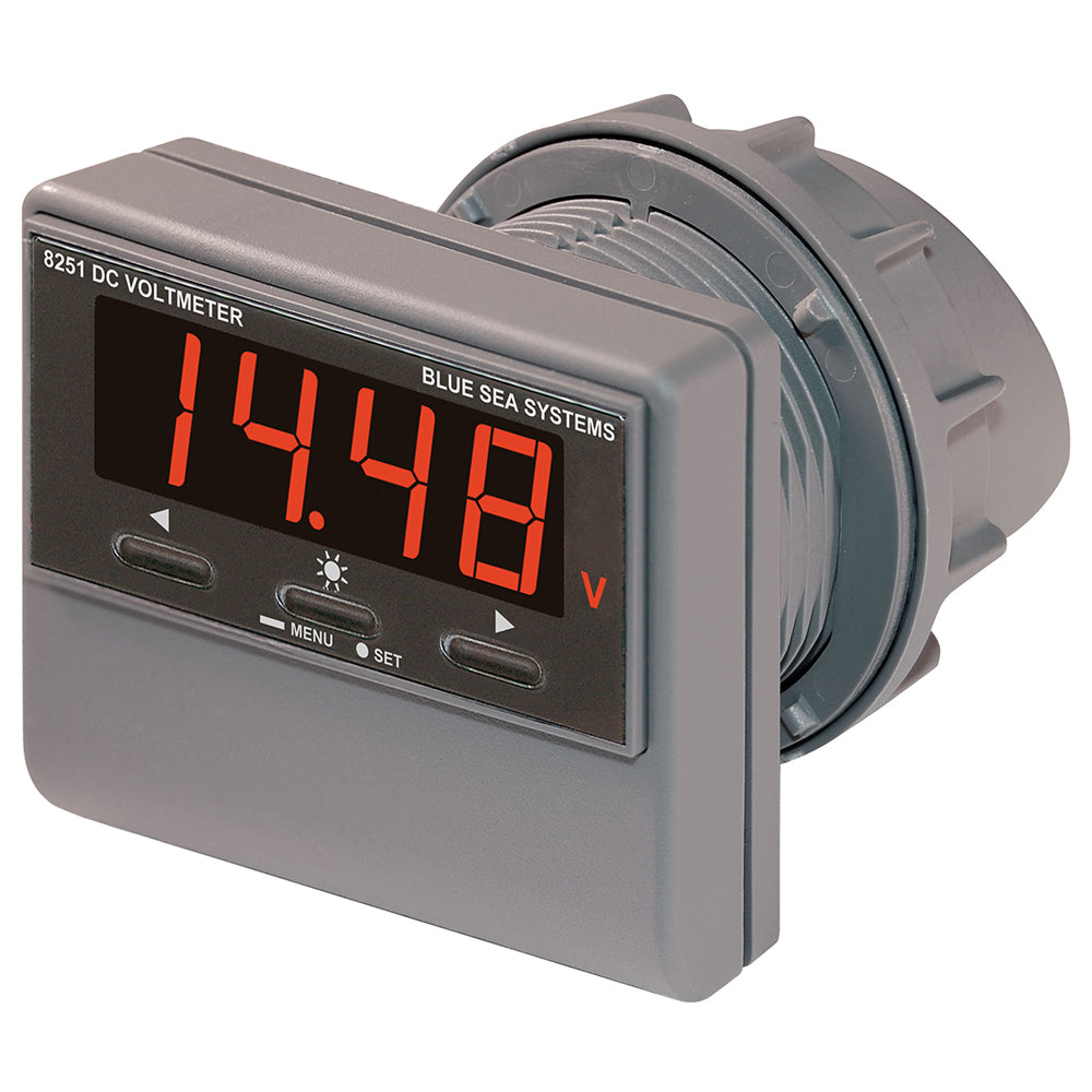 Blue Sea 8251 DC Digital Voltmeter w/Alarm 20760
