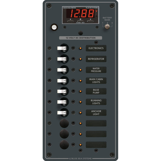 Blue Sea 8402 DC 10 Position w/Multi-Function Meter 20827