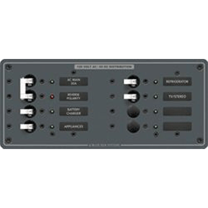 Blue Sea 8412 AC Main + 6 Positions - White