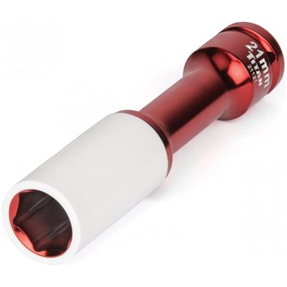 Titan 21121 1/2″ Impact Drive x 21mm Non-Maring Extra-Long Lug Nut Socket