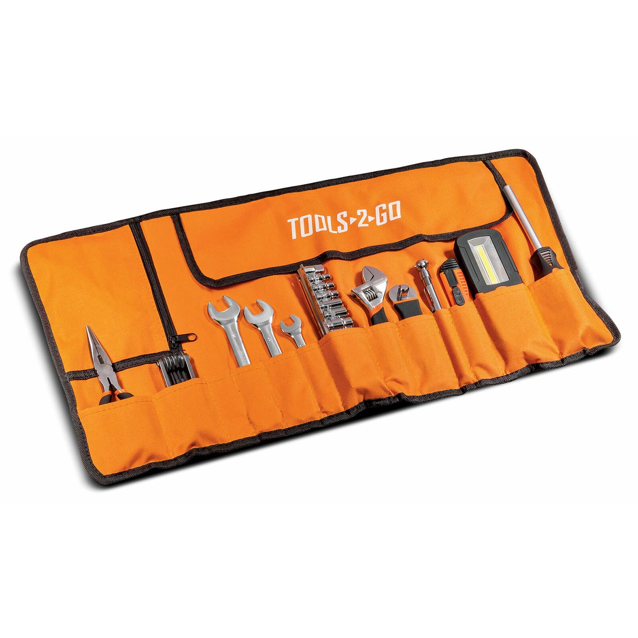 Tools2Go Tool Set w/ Roll Up Pouch for Motorcycle/Auto/ATV 83 Piece 240119