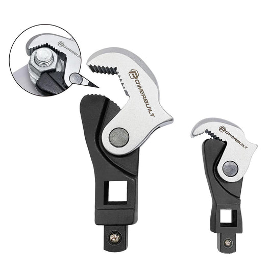 Powerbuilt Spring Crowfoot Wrench Set (2 Piece Set) 240274