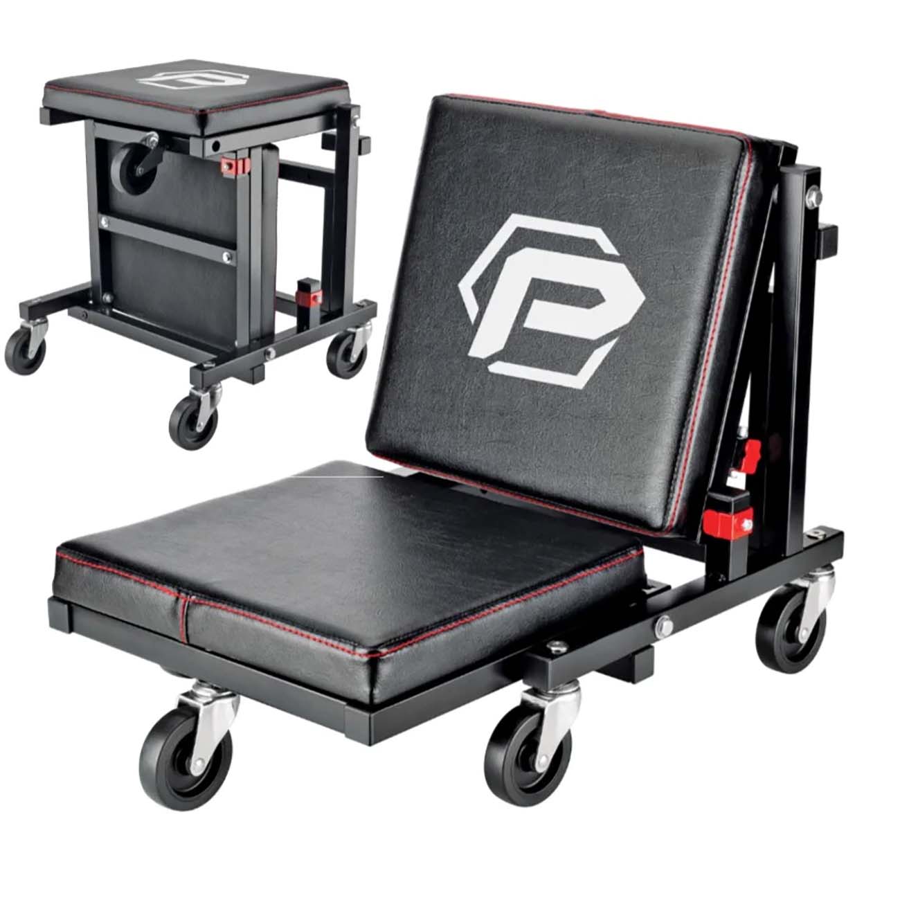 Powerbuilt 2-in-1 Low Creeper Seat Roller Stool 240298