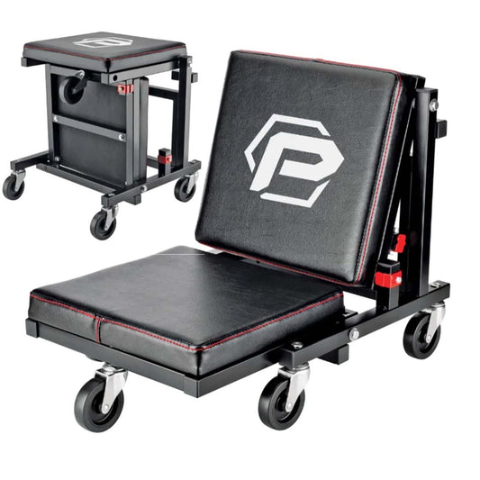 Powerbuilt 2-in-1 Low Creeper Seat Roller Stool 240298