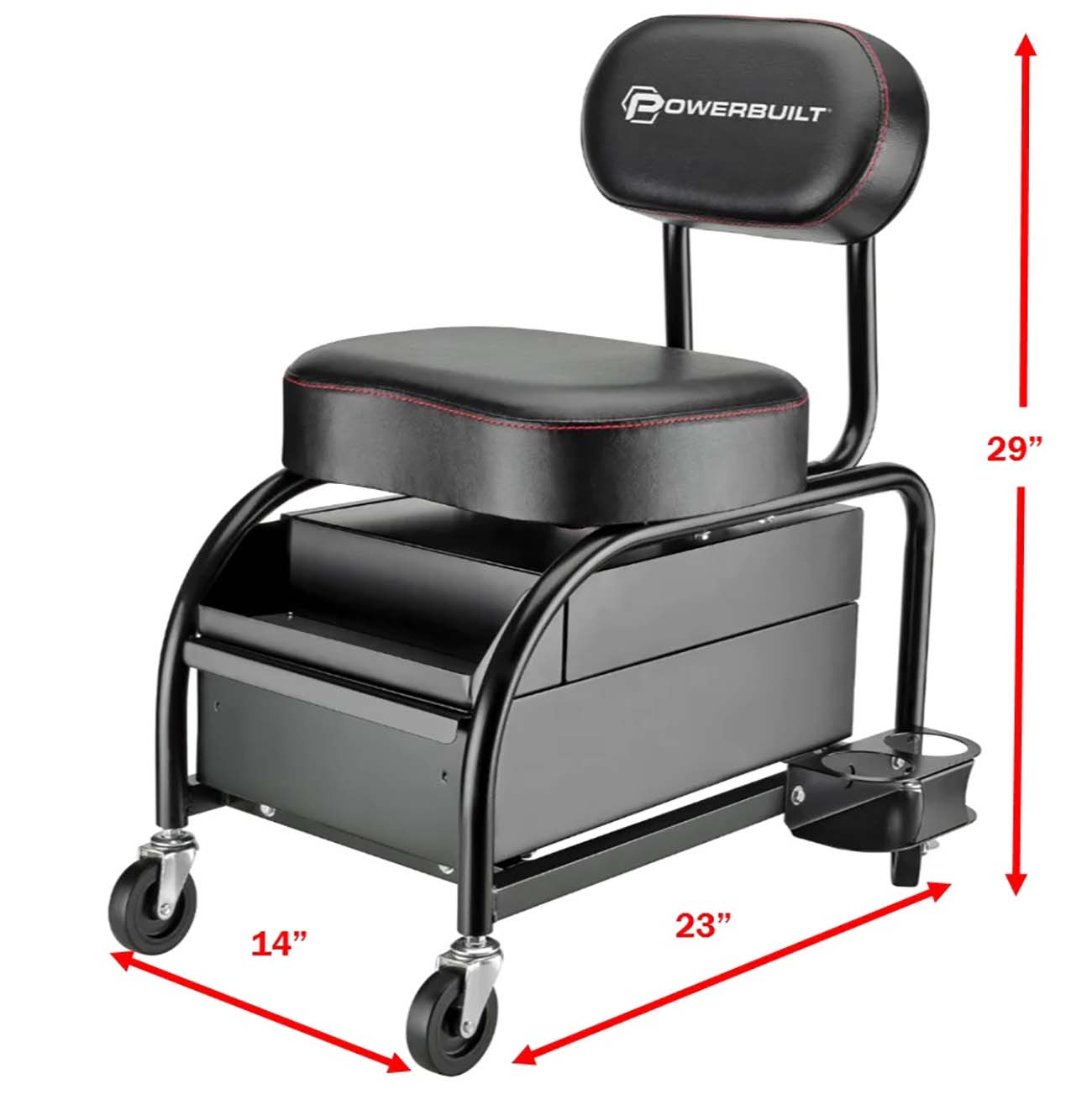 Powerbuilt Professional Detailer Roller Seat 240299