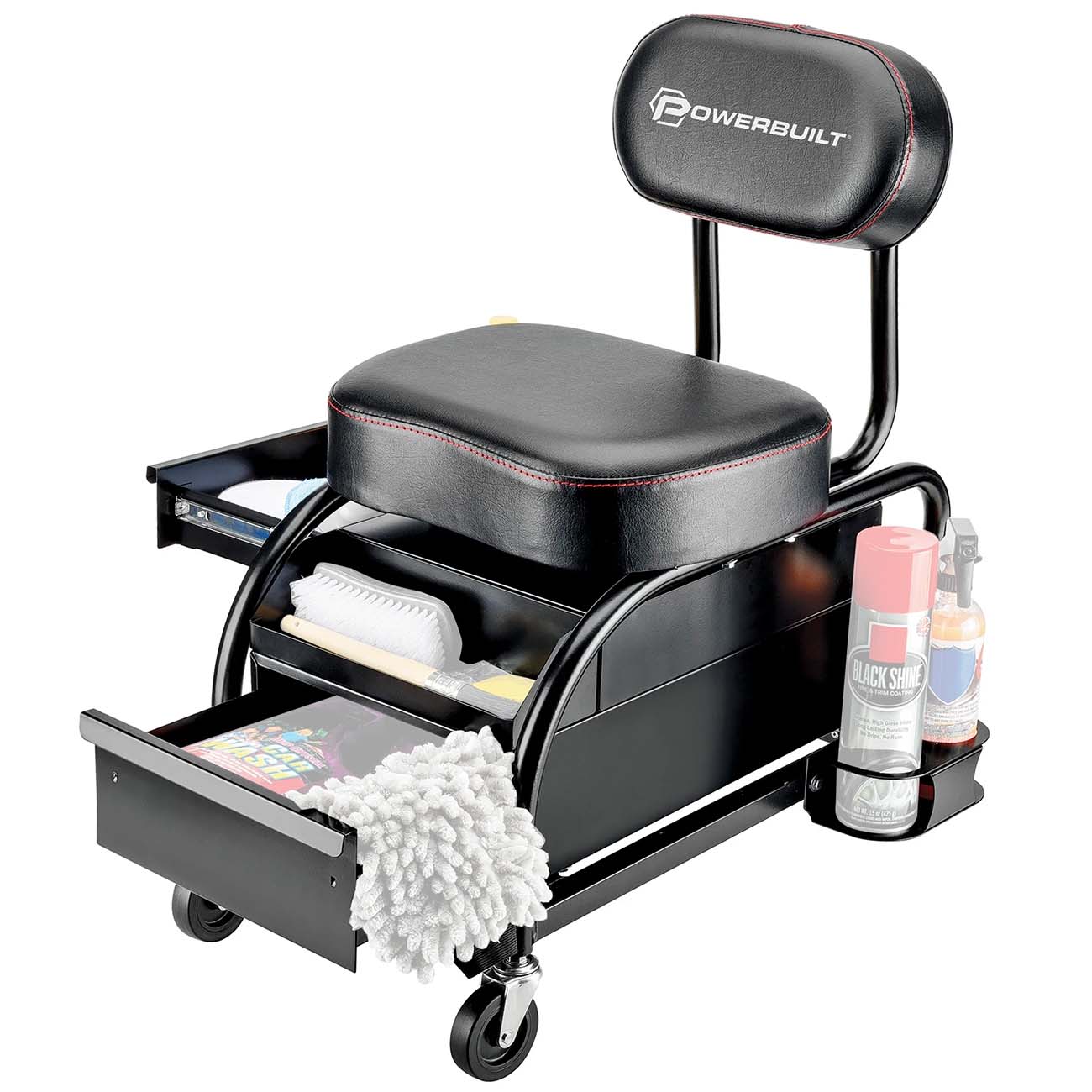 Powerbuilt Professional Detailer Roller Seat 240299