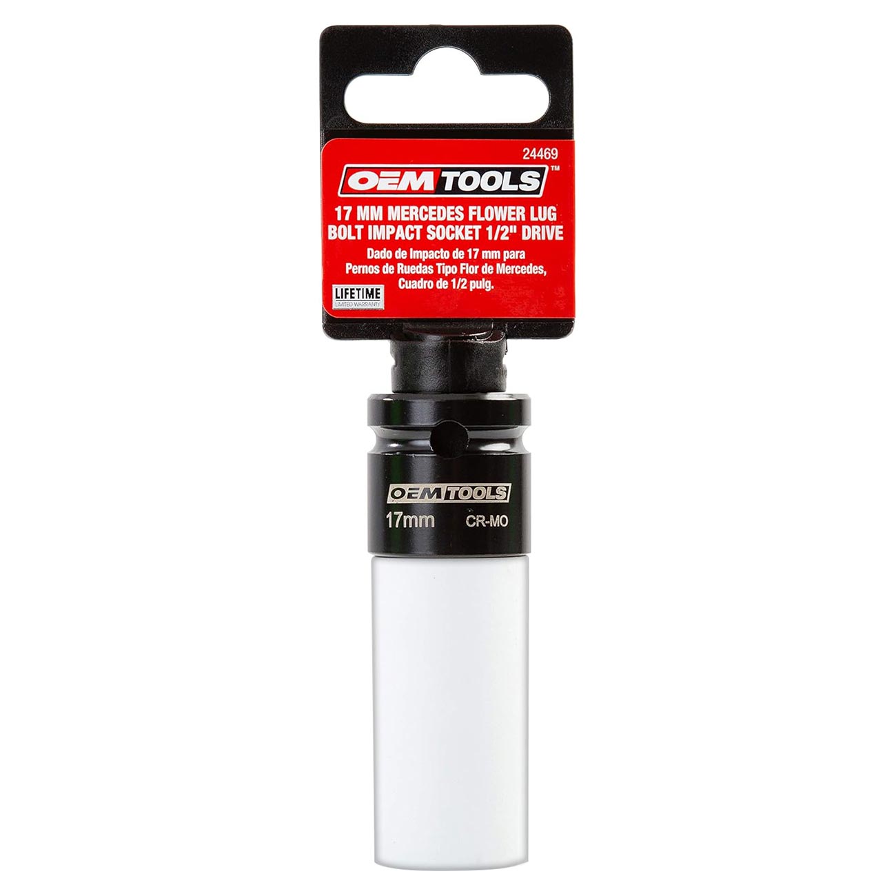 OEM Tools 1/2" Drive 17mm Flower Lug-Bolt Impact Socket for Mercedes Wheel Lugs