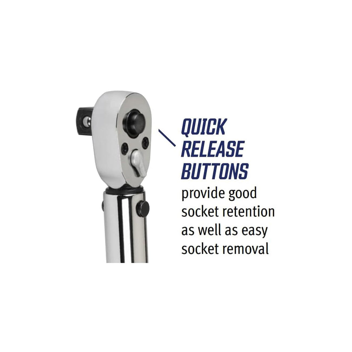 CDI 2502MRMH 3/8 Inch Drive Adjustable Click Torque Wrench, Range 30-250 In Lbs