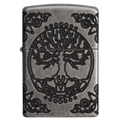 Zippo 29670 Windproof Lighter, Armor® Tree of Life