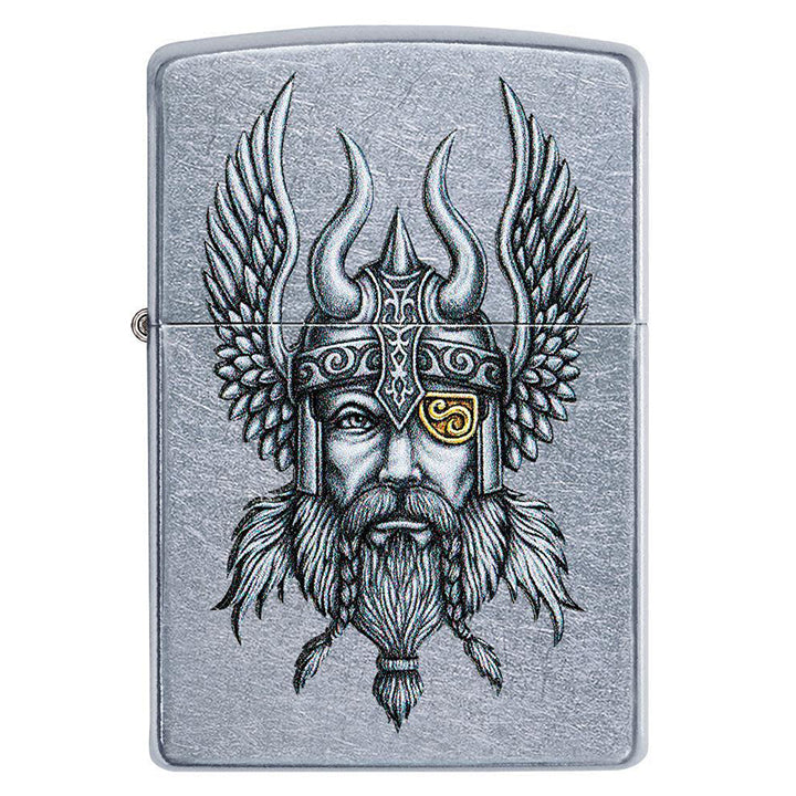 Zippo 29871 Windproof Lighter, Viking Warrior Design