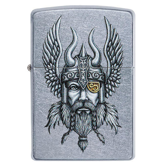 Zippo 29871 Windproof Lighter, Viking Warrior Design