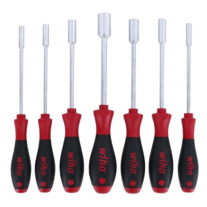 Wiha 34194 SoftFinish Metric Nut Driver Set (7 Piece Set)