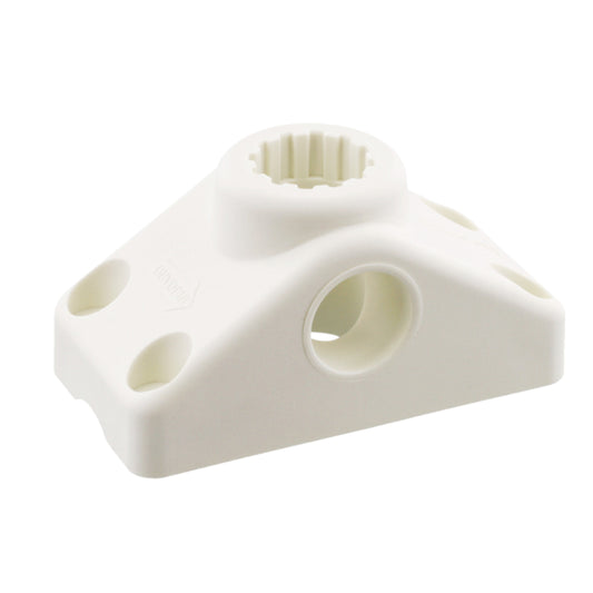 Scotty Combination Side / Deck Mount - White 34343