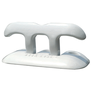 Dock Edge 2608W-F Flip Up Dock Cleat 8" - White