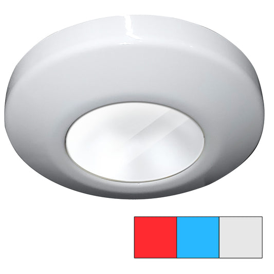 i2Systems Profile P1120 Tri-Light Surface Light Red, Cool White, Blue - White