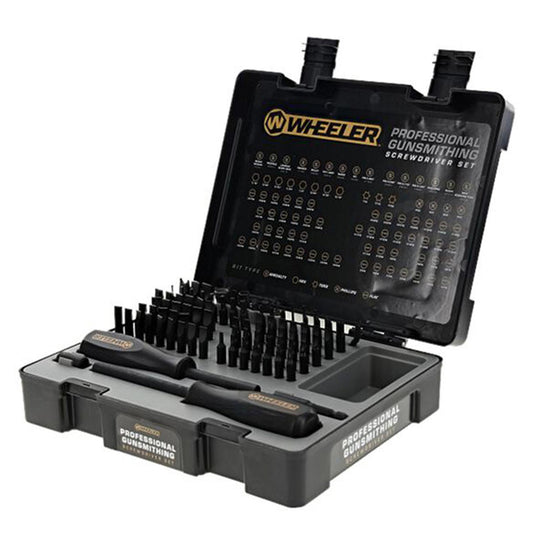 Wheeler Professional Gunsmithing Screwdriver Set (89 Piece) 4001008