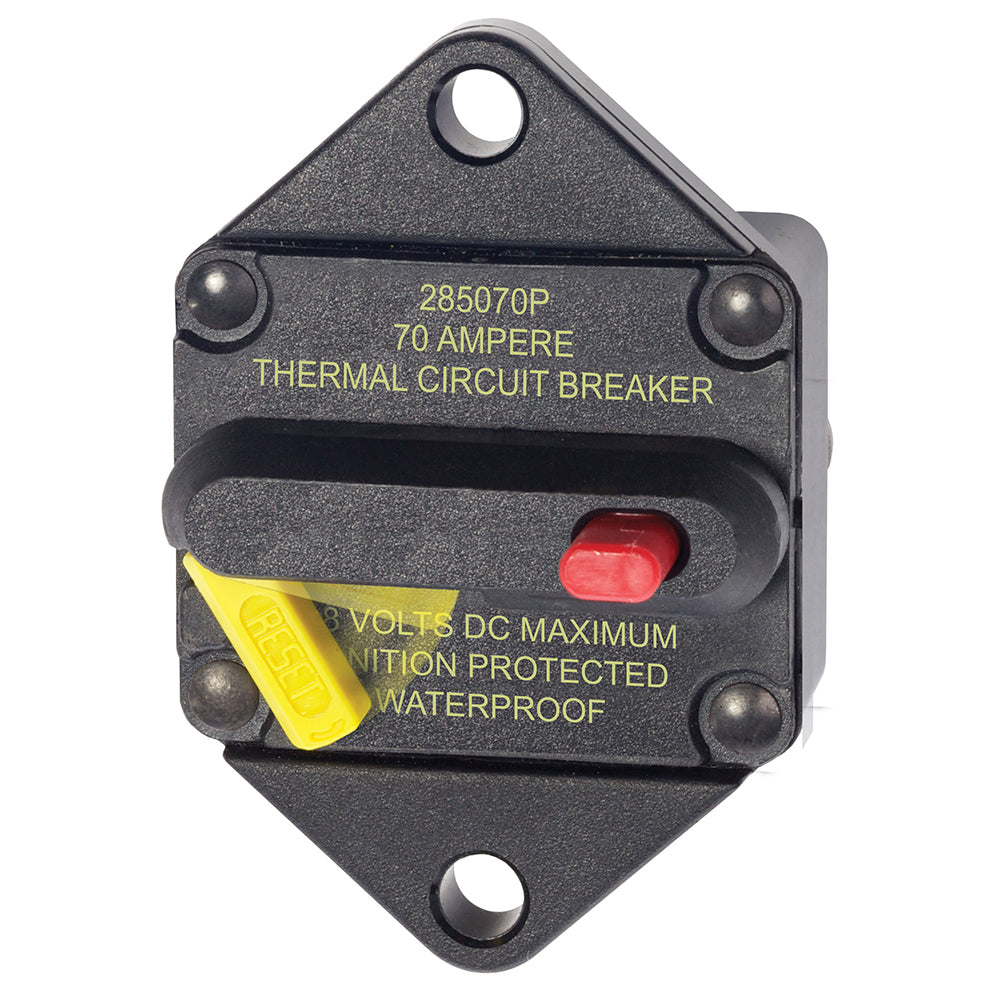 Blue Sea 7085 70 Amp Circuit Breaker Panel Mount 285 Series 40613