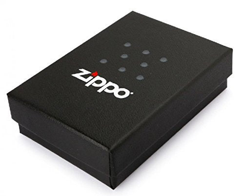Zippo Lighter: USA Flying Eagle and Flag, Engraved - High Polish Brass 80744