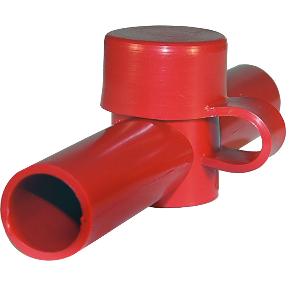 Blue Sea 4003 Cable Cap Dual Entry - Red 42728