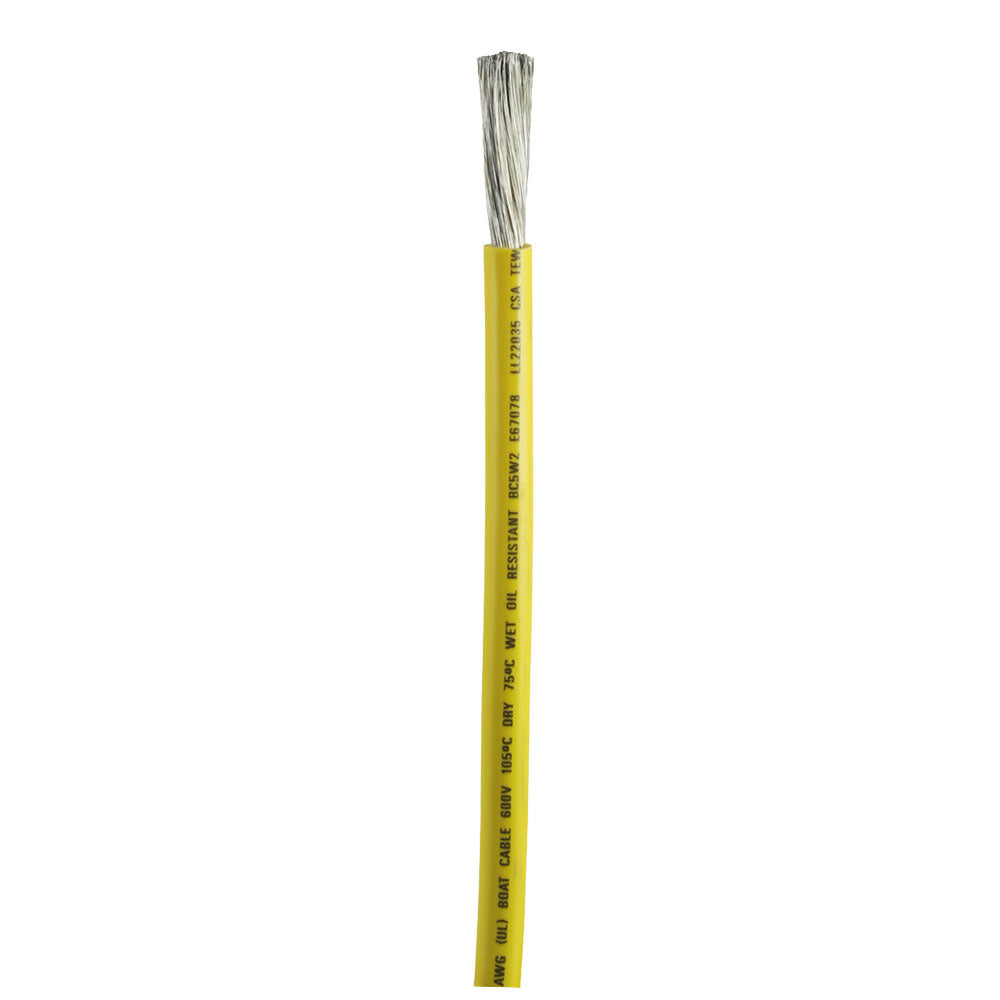 Ancor Yellow 2 AWG Battery Cable - Sold By The Foot 48289