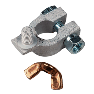 Ancor 260010 Tinned Battery Terminal - 5/16" Stud - Negative