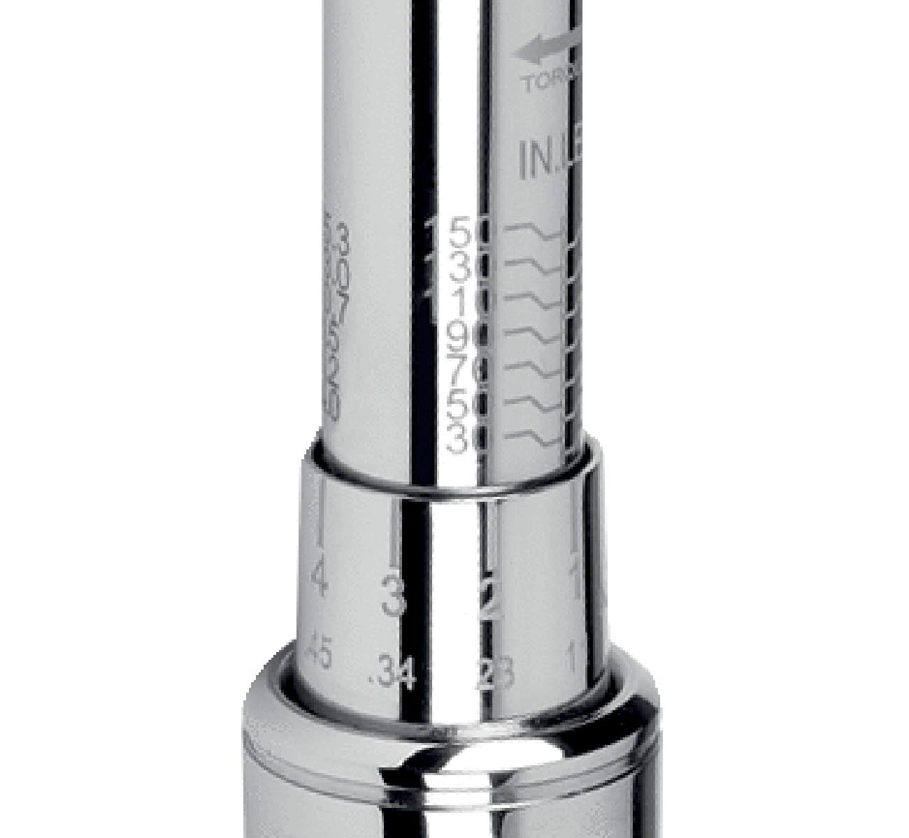 Williams 1/4 Drive 10-50 inlb Micro-Adjustable Torque Wrench with Non-Slip Grip