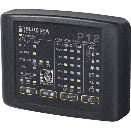 Blue Sea 7520 P12 LED Remote f/Battery Chargers 51991