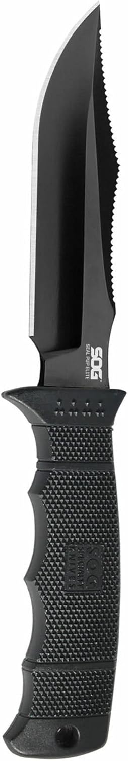 SOG Fixed Blade Knives with Sheath 4.85 Inch E37SN-CP