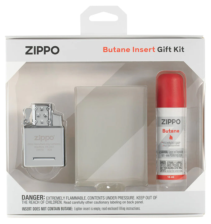 Zippo 52RBDI Butane Insert Gift Set, White