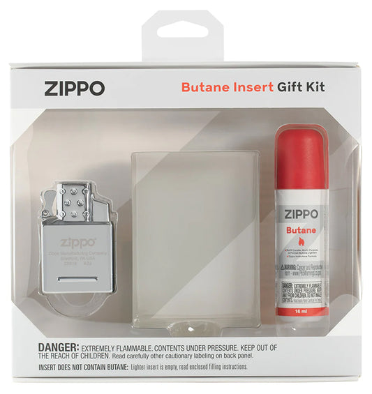 Zippo 52RBDI Butane Insert Gift Set, White