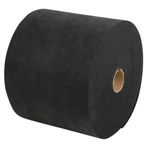 C.E. Smith 11349 Carpet Roll - Black - 18"W x 18'L