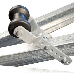 C.E. Smith 32003G 5" Adjustable Keel Roller Assembly f/3" Tongue - Black