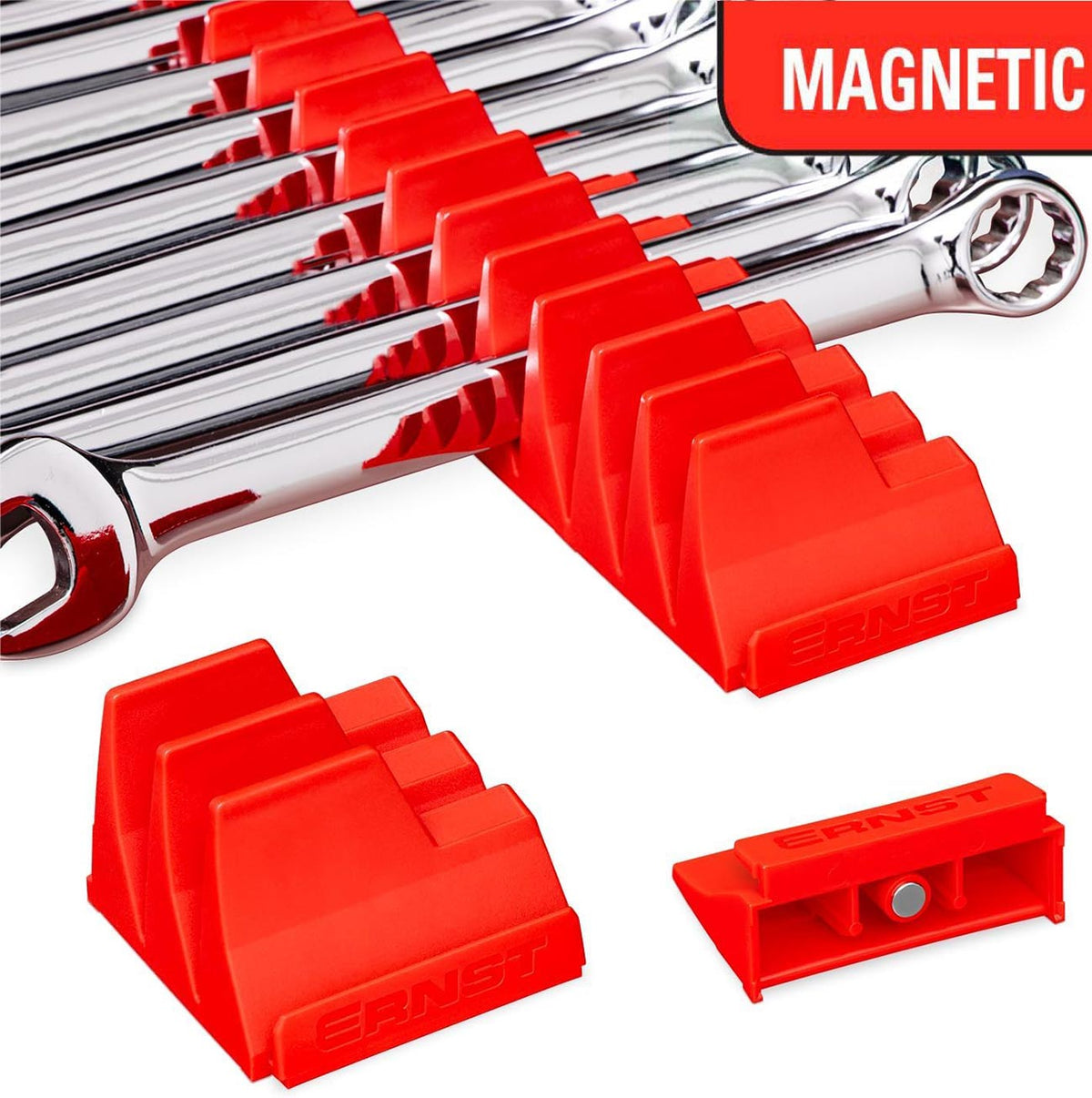 Ernst 40 Tool Magnetic Modular Wrench Pro - Red