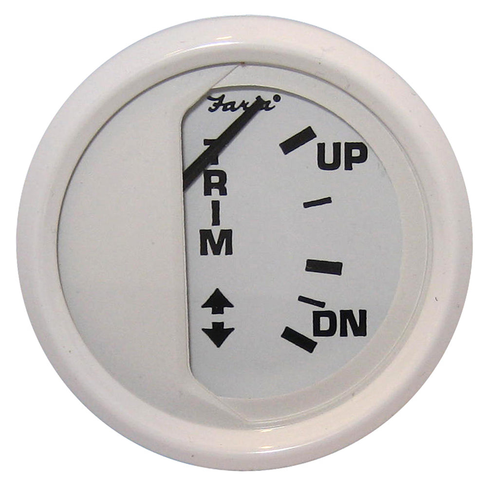 Faria Dress White 2" Gauge Mercury/Mariner/Mercruiser/Volvo DP/Yamaha '01 newer