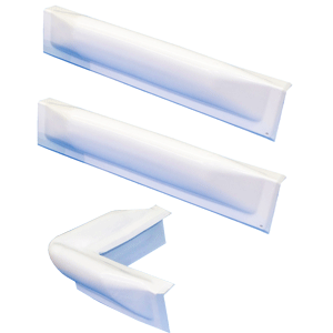 Dock Edge 73-100-F 3 Piece Dock Bumper Kit - 1 Corner Piece, 2 18" Pieces