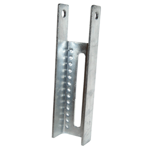 C.E. Smith 10603G40 Vertical Bunk Bracket Dimpled - 7-1/2"