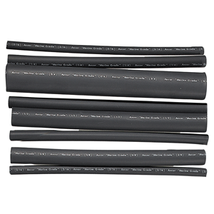 Ancor 301506 Adhesive Lined Heat Shrink Tubing - Assorted 8-Pack, 6", 20-2/0 AWG
